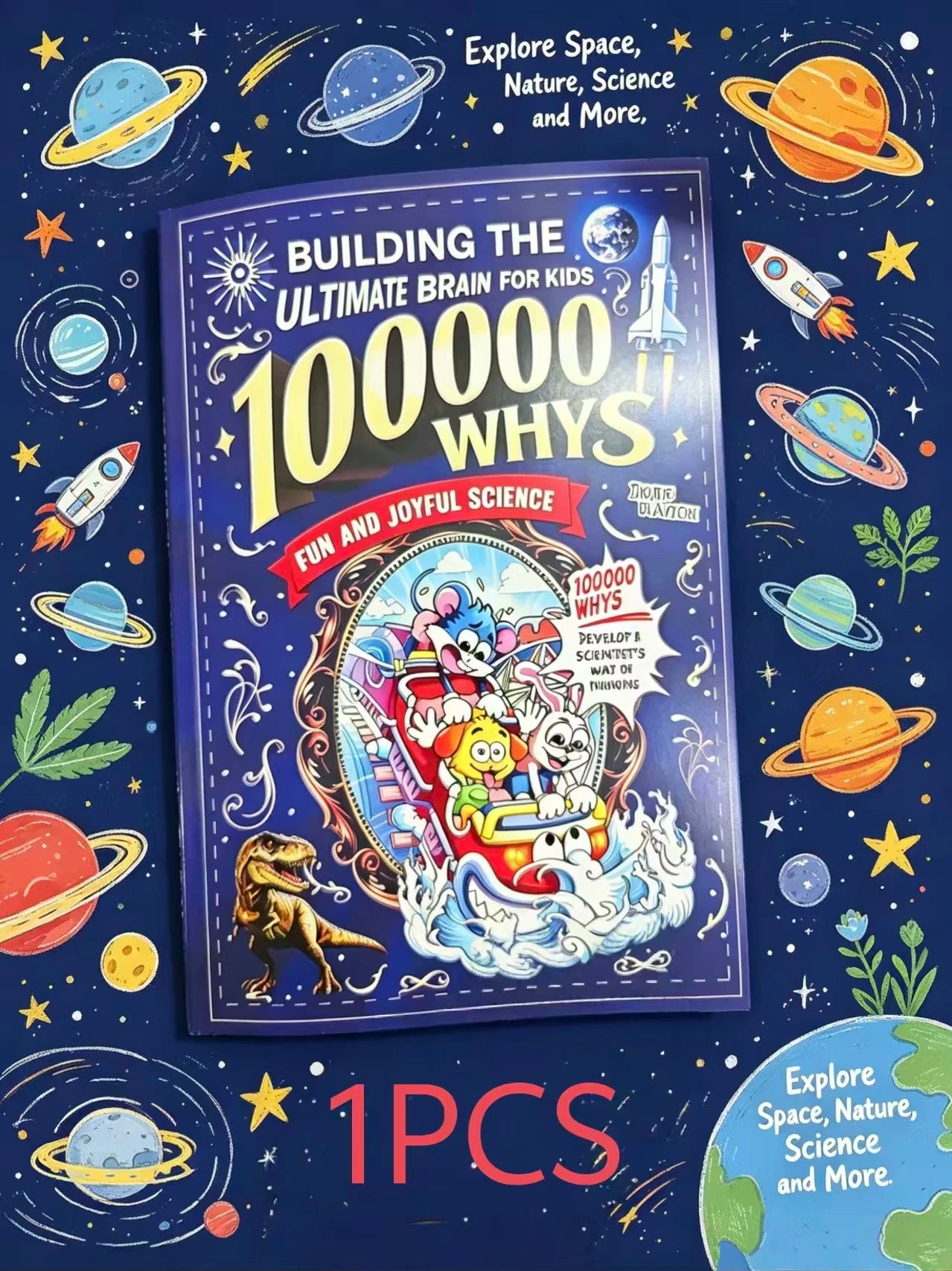 10000 Whys Kids Fun Science Book Ultimate Brain Educational Reading Cultivate Scientific Thinking STEM Learning for Children
