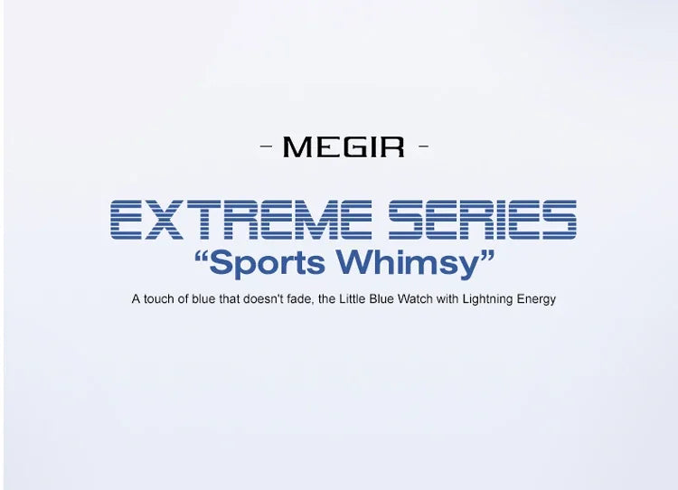 MEGIR Men Wristwatch Fashion Casual Quartz Date Watches Luxury Male Clock Chronograph Multifunctional 30M Waterproof Sport