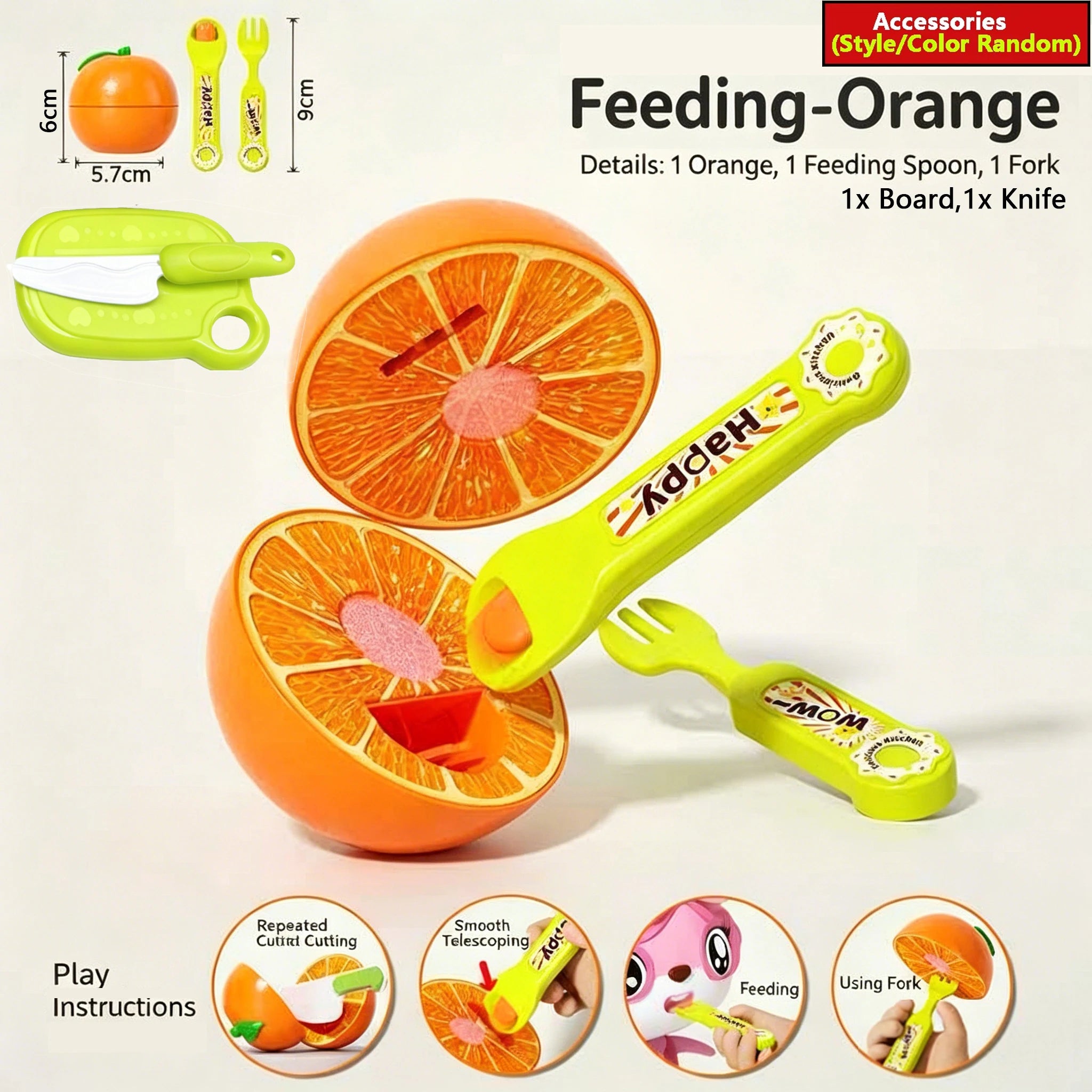 Kids Kitchen Set Creative Feeding Toy Set Simulation Fruit Cutting Role Playing Game Toys Interactive Party Games Christmas Gift