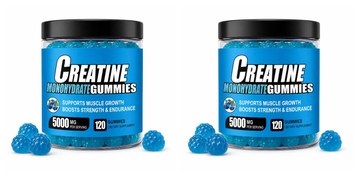 2 bottles Package Creatine Monohydrate Gummies – Muscle Strength & Energy