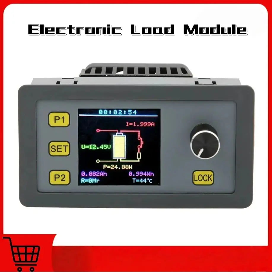 Electronic Load Module Adjustable Constant Current Multifunctional Color Screen  WEL3005 30W 5A Load Detector Passive Component