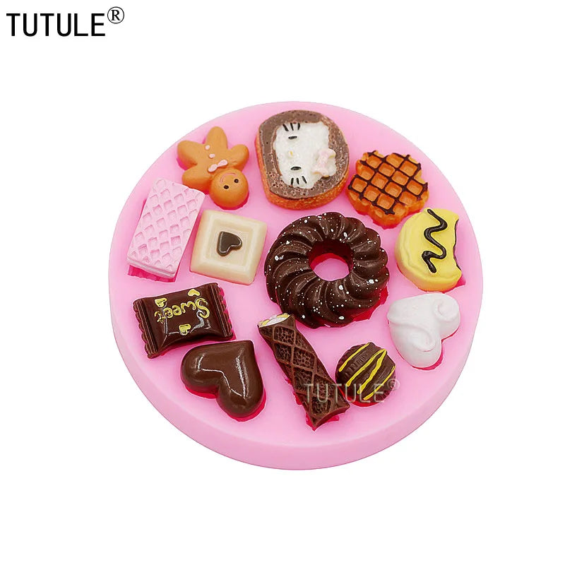 GJ-960 Candy Mold, Silicone Chocolate Mold, Small Square Candy Molds, Silicone Candy Moulds,Polymer Clay Molds,Biscuit Mould