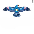 Children Kite Toy Cartoon Eagle Foldable Mini Plastic Toys Kite Hand Brake Fishing Rod  Butterflies For Kids Outdoor Toy For Fun