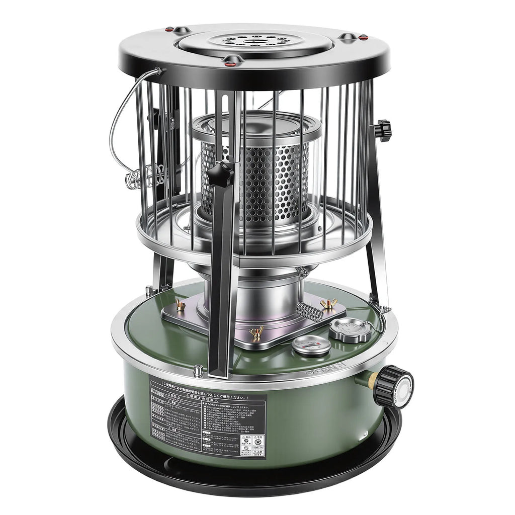 Kerosene Heater Adjustable Height Non Electric Portable 2 in 1 Stove Heater for Camping Garage Adjustable Height Kerosene Heater