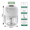 Electric Garlic Masher Crusher Cutter Meat Mincer Food Chopping Vegetable Chopper Kitchen Tools Grinder Pepper Chili Machine