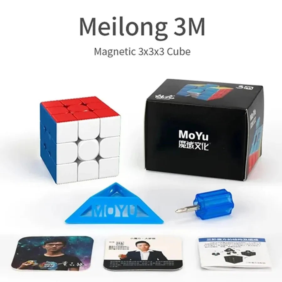 Moyu Meilong Magnetic Magic Cube Series 2M 3M 4M 5M 6M 7M Pyramid Megaminx Professional Cubo Magico Puzzle Toy For Children Gift