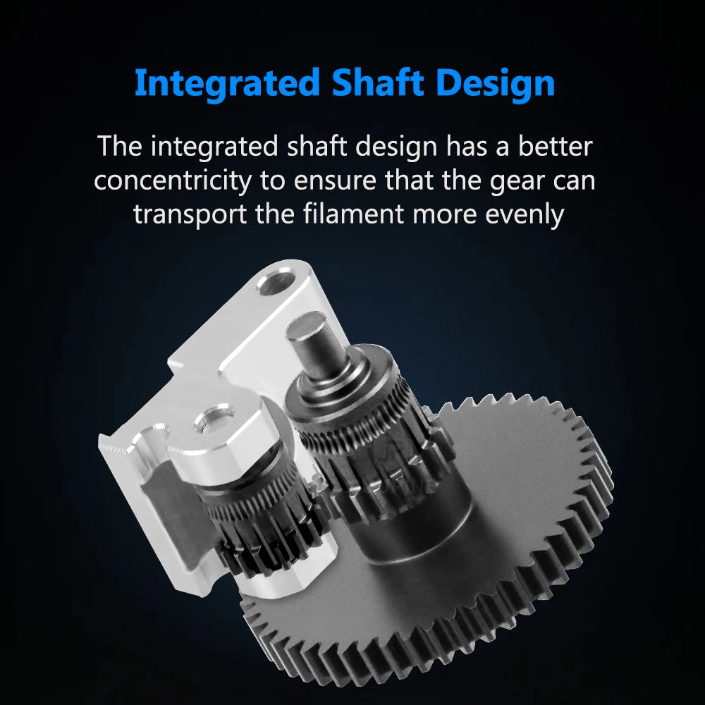 Ad5m Extruder Parts Upgrade CNC Nanocoated Hardened Gear Kit Extruder Gear for Flashforge Adventurer 5M Hotend 5M Pro Extruder
