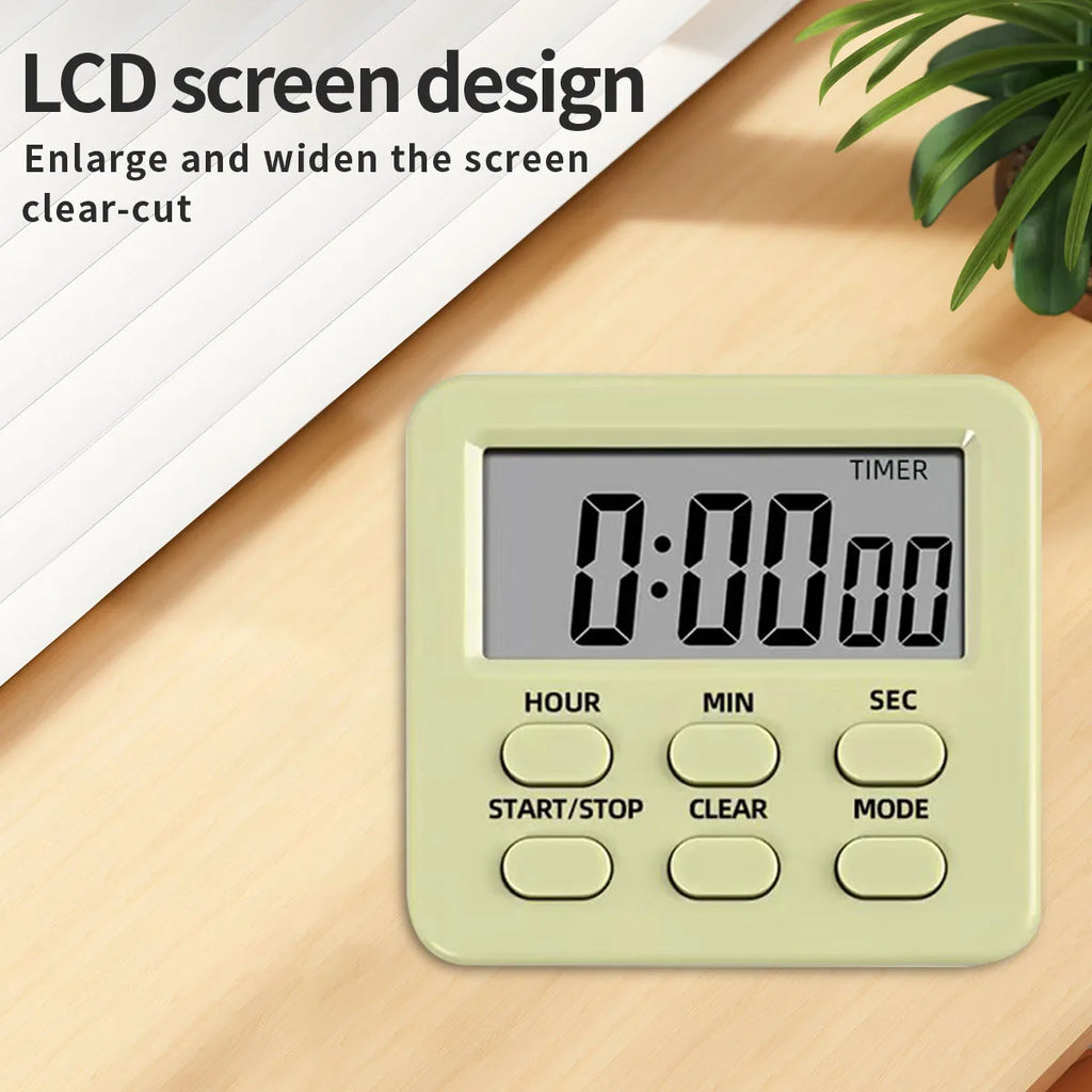 Multifunctional Kitchen Timer, Alarm Clock, Home Cooking, Practical Supplies, Kitchen Tools, Camping, New