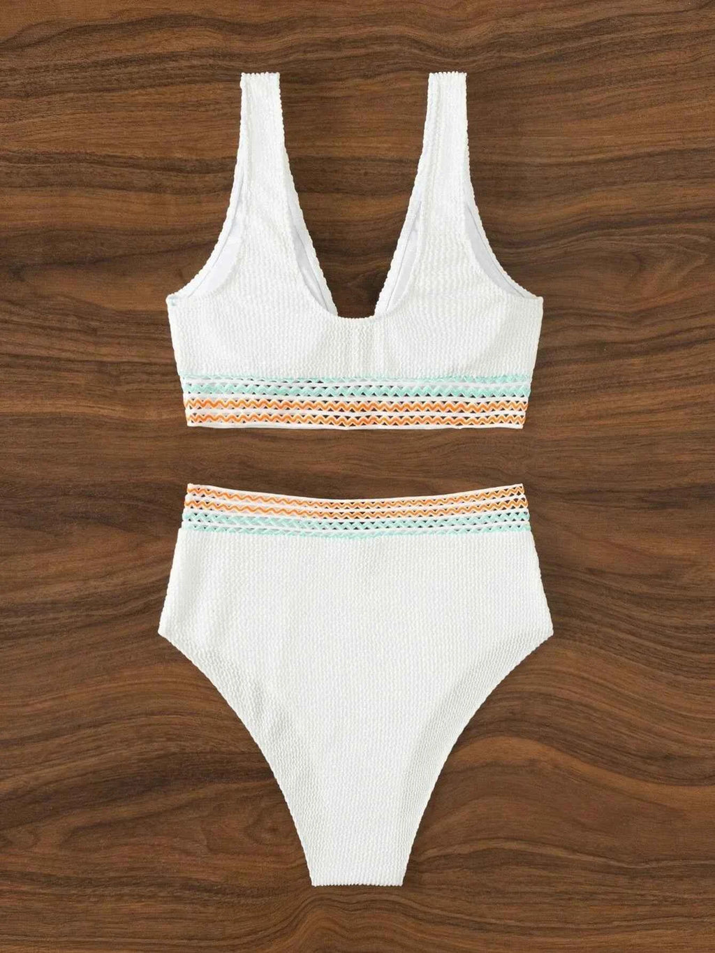 VigoBreviya 2026 White Strapped Swimwear Women Sexy High Waist Cut Bikini Push Up Swimsuit Backless Summer Beach Bathing Suit