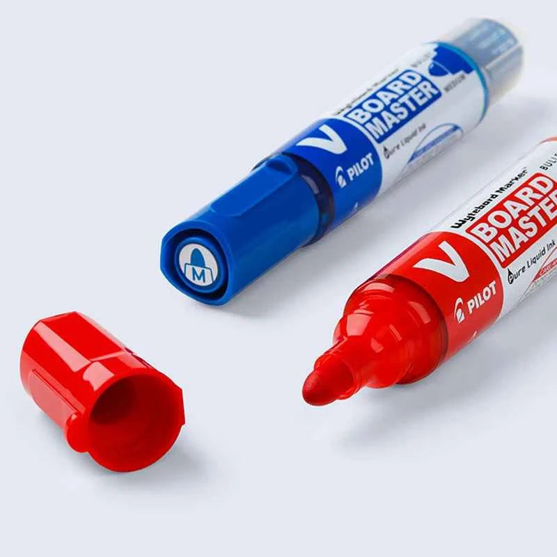 6 Pcs Pilot Whiteboard Marker Is Environmentally Friendly and Non-toxic 2.3 Mm (Medium Bullet) Refillable Ink Classroom Supplies