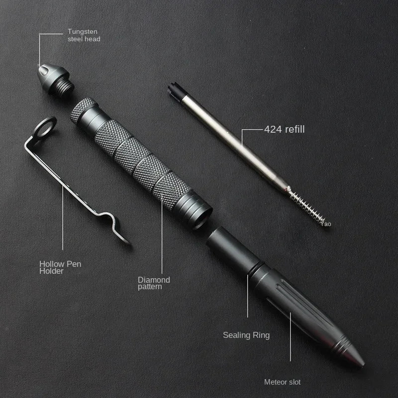 1/3/4Pcs ZK20 Dropshiping Defence Tactical Pen High Quality Aluminum Portable Self Defense Pen steel Glass Breaker Survival Kit