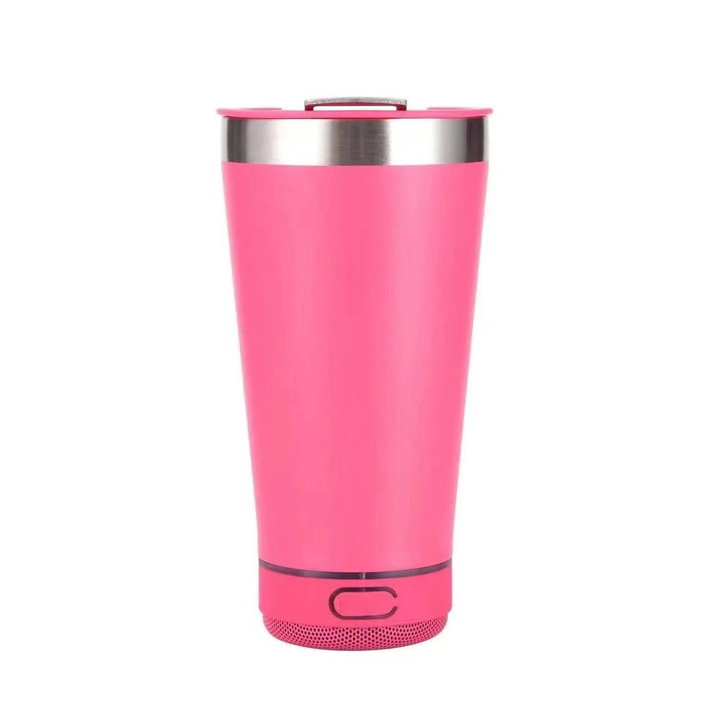 Portable music cup stainless steel reusable simple water bottle speaker wireless Bluetooth speaker
