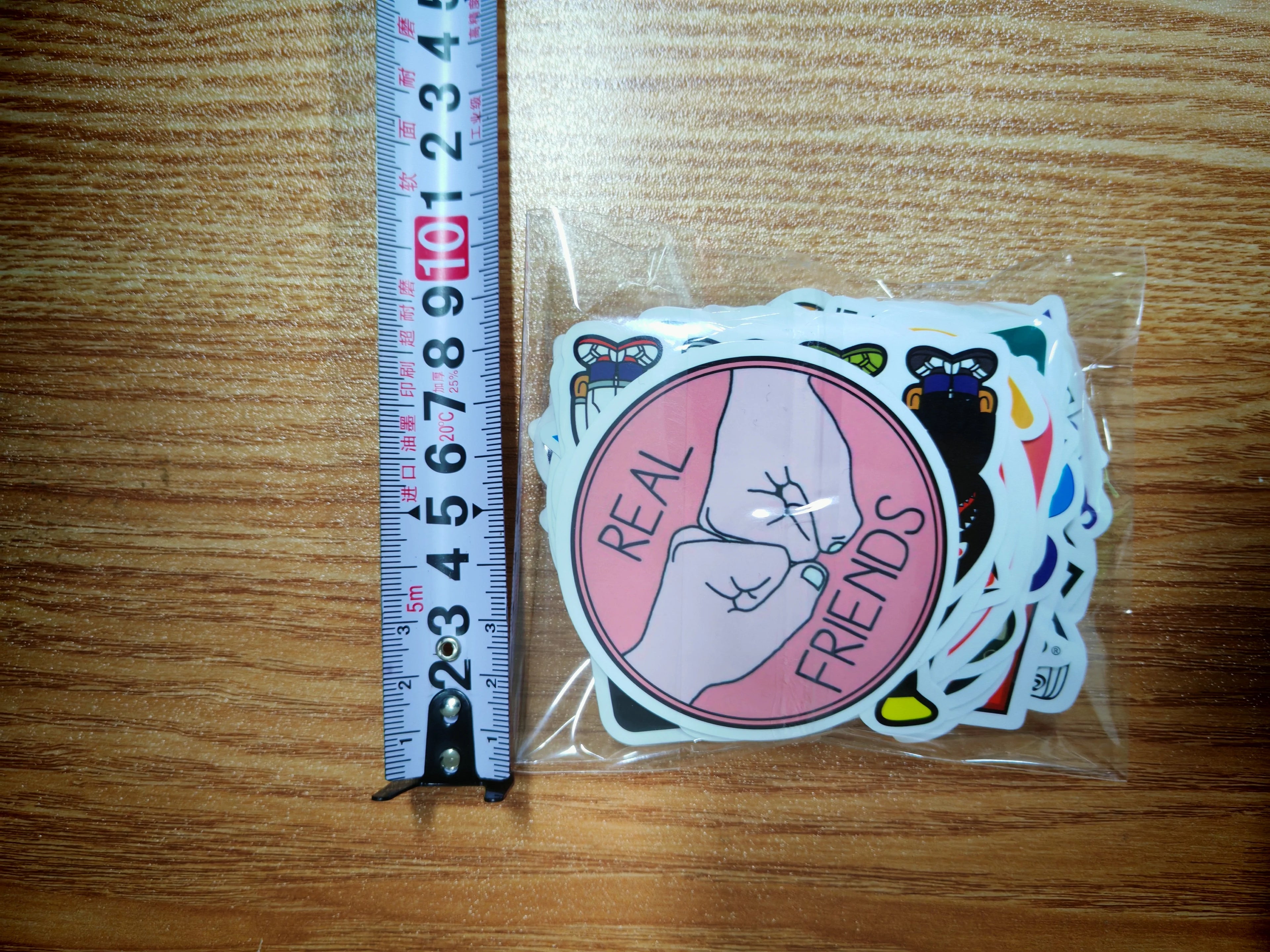 100pcs High-quality Trendy Waterproof Stickers for Skateboards Cars and Computers