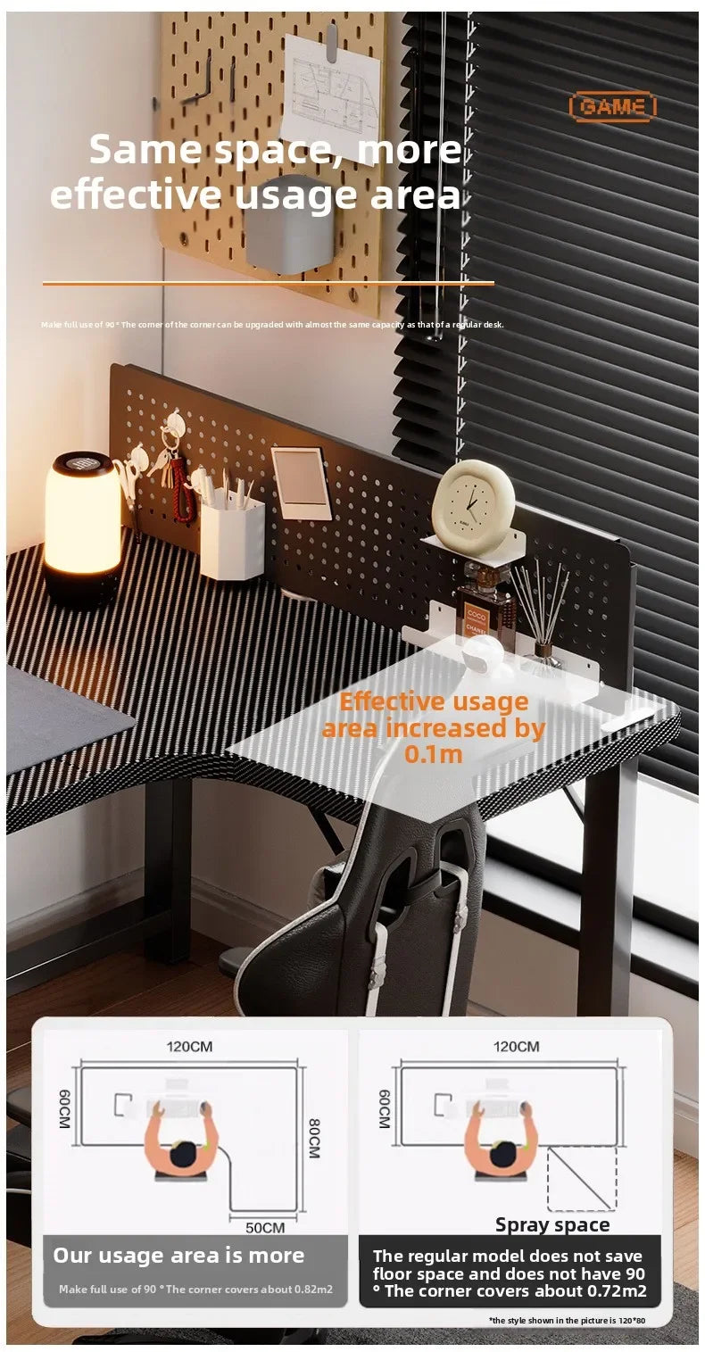 Computer desk Home corner table Study table Office writing desk E-sports