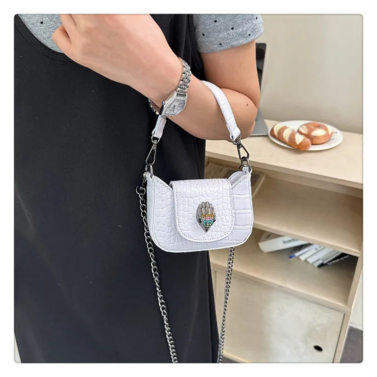 Best Superstar Show Original Diaper Bag, Retro Textured Leather, High-End Minimalist Crossbody Handbag For Party