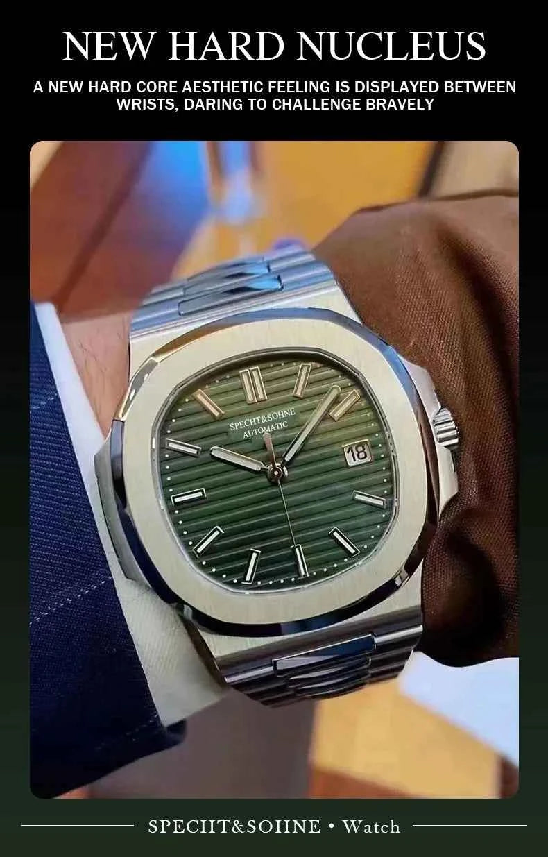 New Arrivals Fashion Men's Watches Luxury Automatic Watch For Men 42MM Stainless Steel Waterproof Rose Gold Sapphire5711 Watch