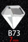 100PCS B41-80 Flat Bottom Special-Shaped Drill  Crystal Sleek Rhinestone 3D Manicure Nail Art Decoration Charms Jewelry