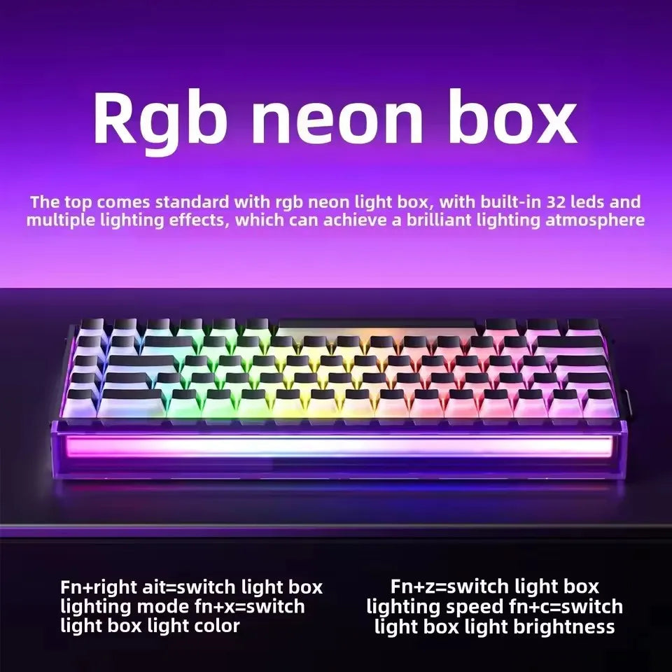 AULA HERO68 HE Magnetic Switch Wired Gaming Keyboard Rapid Trigger 8K Return Esports Gamer Keyboard RGB Wired Gaming Keyboard