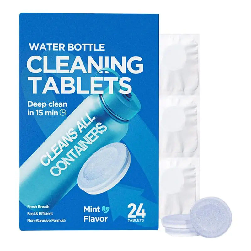 Effervescent Water Bottle Cleaning Tablets – Odor & Scale