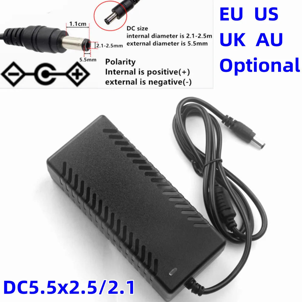 AC DC Power Supply 18V 10A Adapter 9V 12V 15V 24v 12.5A 15A 20A 25A 4A 5A 6A 6.25a 8A 8.5 A Adaptor Voltage Current Source