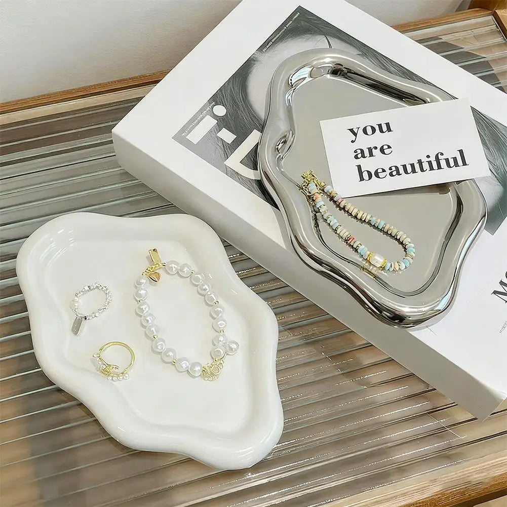 Cloud Shape Jewelry Storage Tray For Accessories