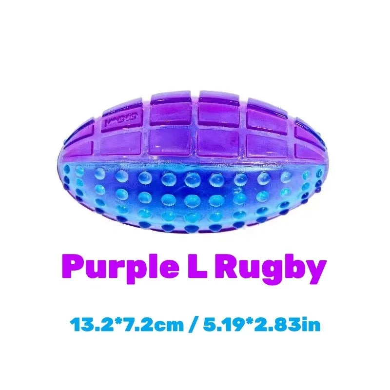 Large Breed Dog Toys for Aggressive Chewers - Almost Indestructible Interactive Squeaky Giggle Chew Toy Long Lasting Tough Pet P