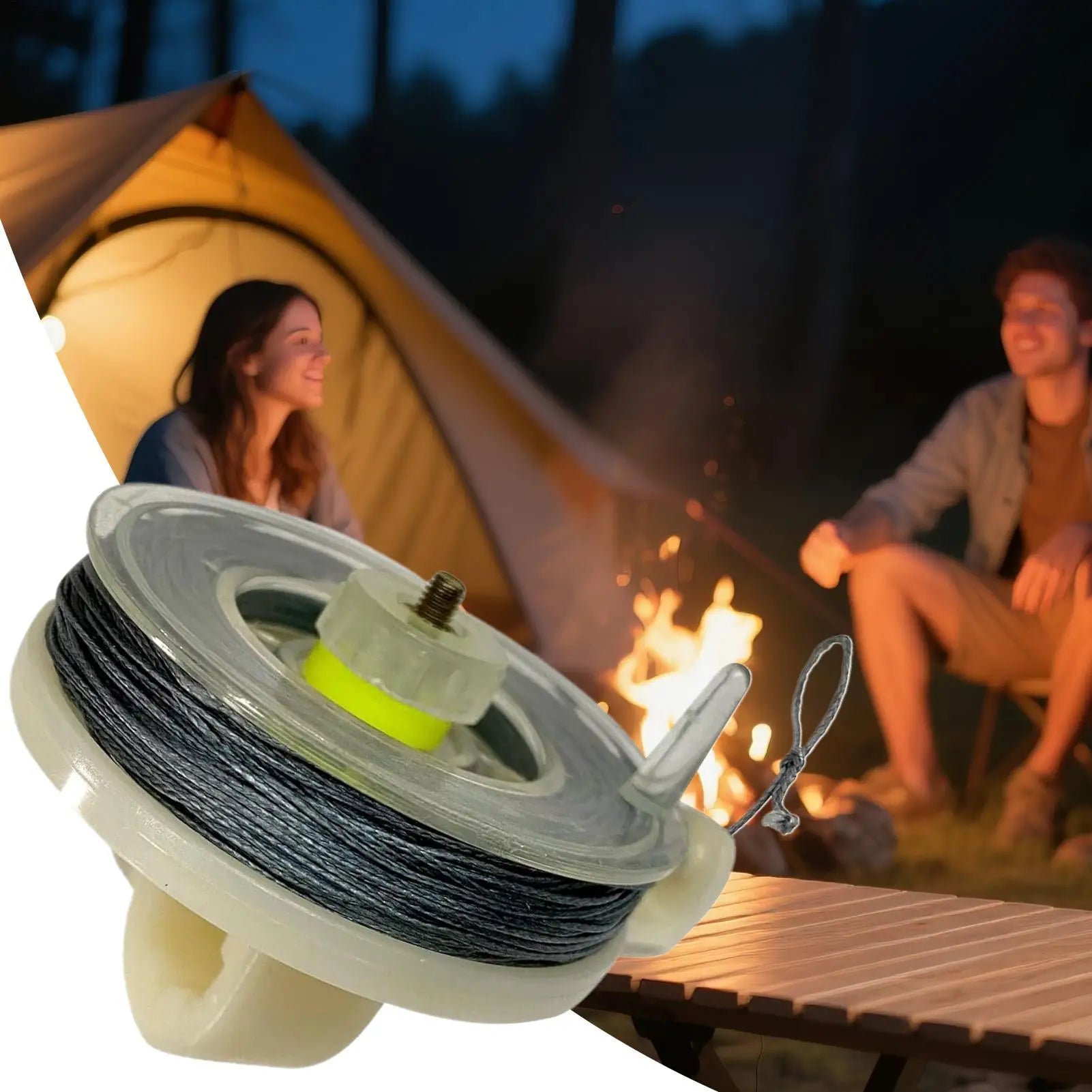 Trip Wire Security Alarms Trip Wire 82ft Weatherproof Camping Accessories Security System for Defense Hunting Traps Survival