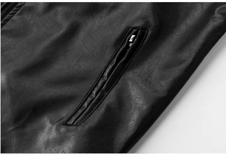 Men's Jackets Men Leather Jacket Motorcycle Coats Outwear Fashion Brand Male Pu Slim Fit Leather Jackets Mens Blazer Clothes