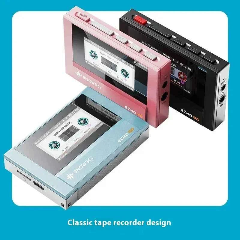 Fiio Snowsky Echo Mini Wireless Bluetooth MP3 Player 8GB Retro Portable Walkman Custom Support DSD Music Gift