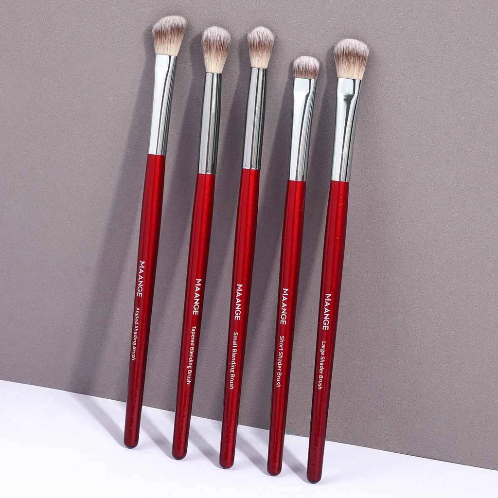Eye Shadow Makeup Brush Set 5pcs Concealer Brush Eye Cosmetic Soft Bristles Brush Portable Beauty Makeup Tools for Beginner