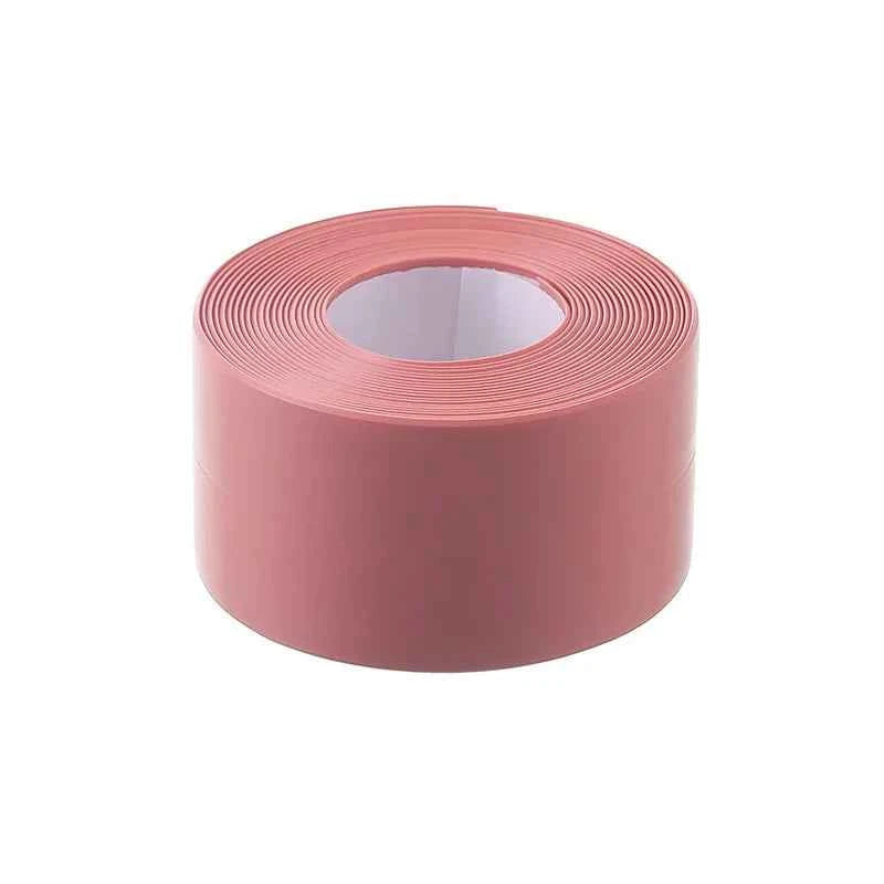 1 roll of waterproof and mold proof toilet sealing strip, kitchen bathroom self-adhesive sealing tape, bathroom waterproof tape