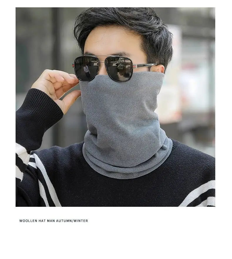 New Neck Cover Cycling Scarf Neck Protection Small Scarf Men's Face Mask Outdoor Windproof Scarves Party Gift