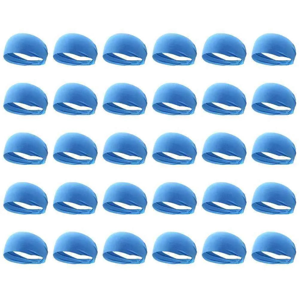 Elastic Sports Headbands Sweat Absorption Headdress Quick Dry Workout Headband Anti-slip Breathable Sweatbands for Yoga Running