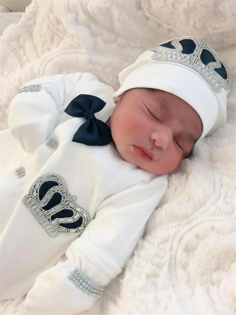 5pcs Newborn Baby Nursery Kids Outfit Clothing Cotton Infant Care Wrapped Baby Products Pants Mittens Receiving Blanket
