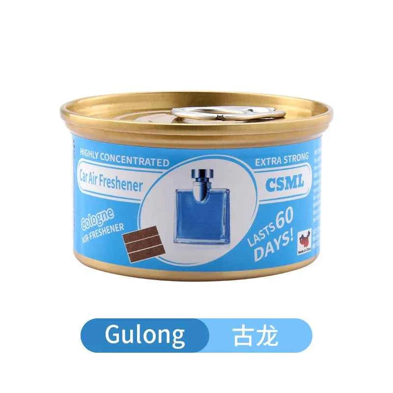 Best-selling Wooden Block Canned Car Aromatherapy, Car Fragrance Paste, Deodorizing Air Freshener, High-end Solid Perfume