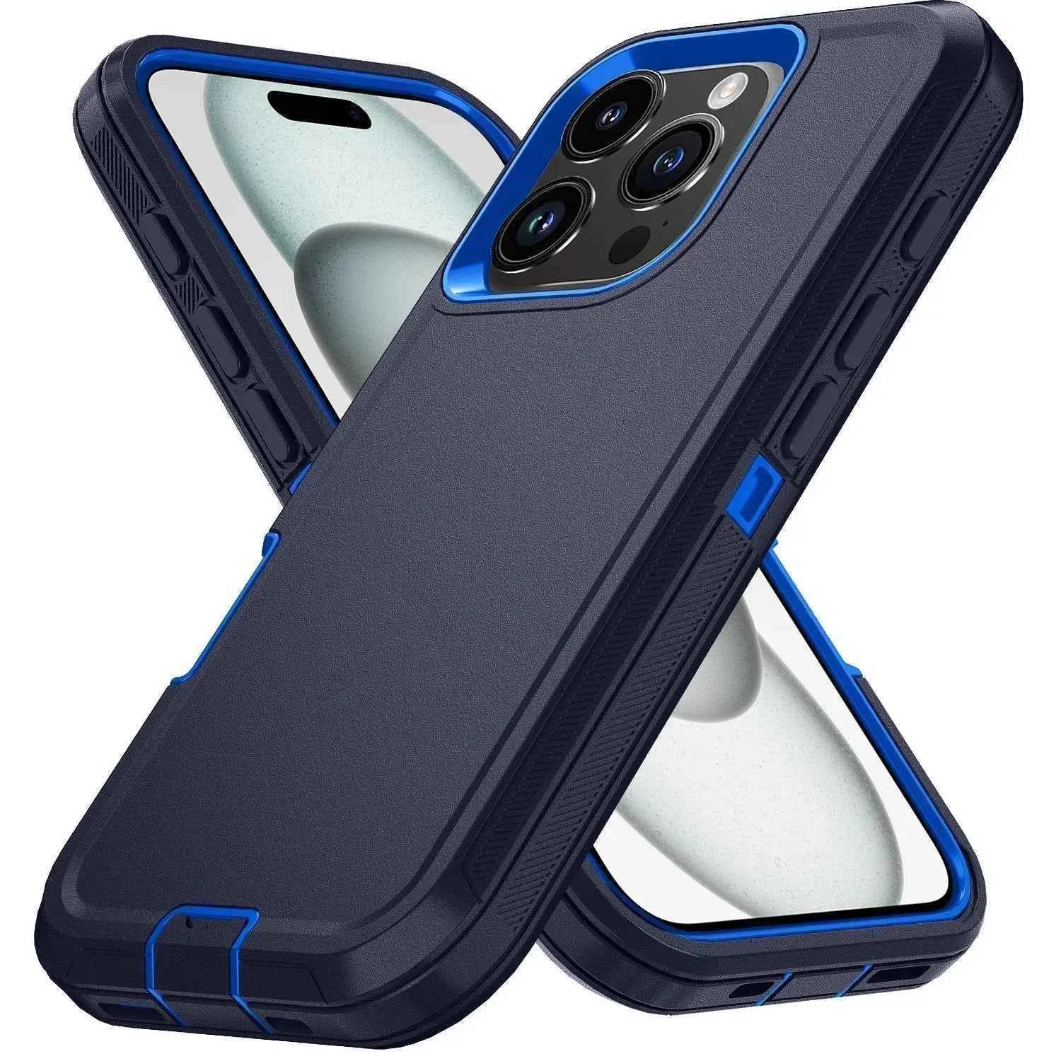 Otter Armor Box Shockproof Defender Phone Case for Iphone 16 11 12 13 14 15 Pro Max XSMAX 7 8 SE2 16E Hard Back Cover with Clip