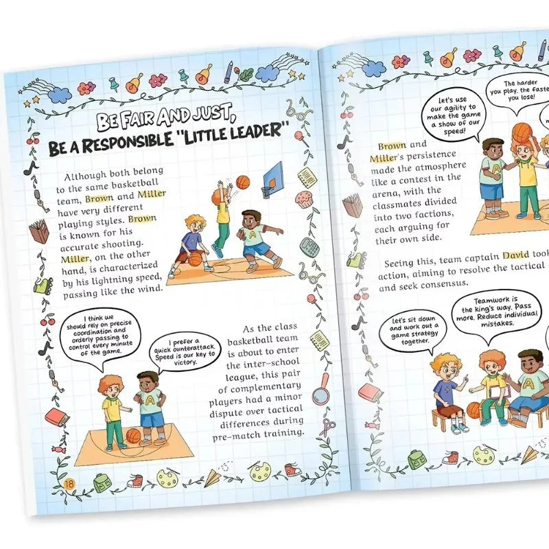 Kids Comic Enlightenment Books Children Leadership Street-Smart Growth Educational Picture Book Parent-child Reading Gift