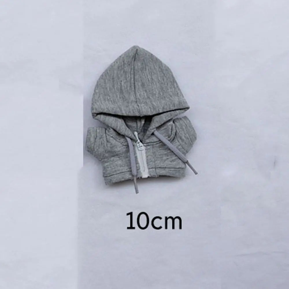 New Multicolor Handmade Hoodies For 10cm Cotton Dolls Fashion Casual Wear Sweatshirt Outfits Cute Dolls Tops Dolls Accessories