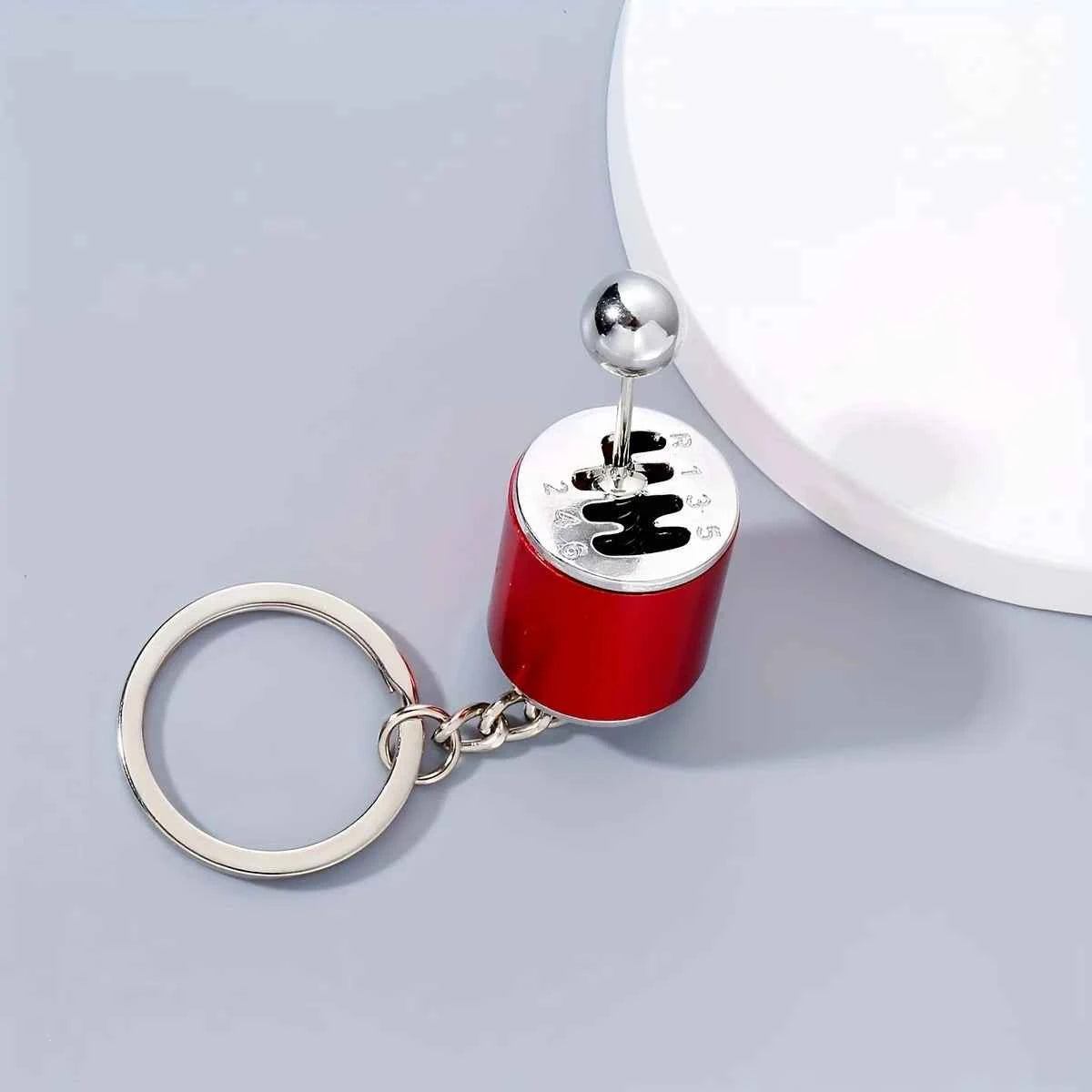 1 piece men's creative car modification shift keychain stress toys desk toy  anti anxiety stress reliever toys