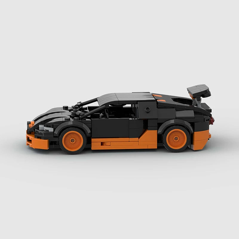 MOC Car Speed RX7 AE86 Chiron R8 Creative Racing Vehicle Model Building Block Super Race brick City Rally Sport Toy Technical
