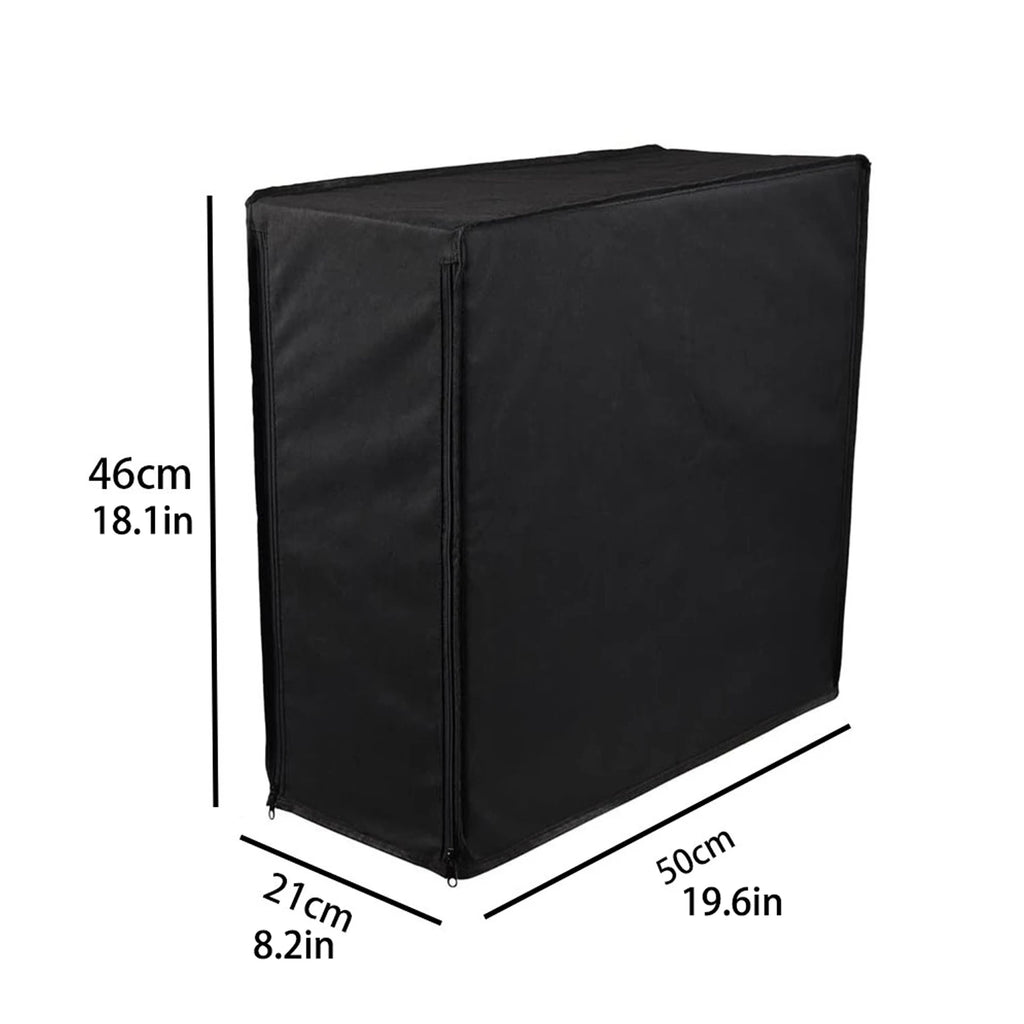 computer Dust Cover - Black Desktop Protector for Mid-Tower Computers, Durable & Stylish Computer Case Cover, Waterproof Cover