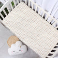 1 Pcs Baby Crib Sheets for Boys Girls Fitted Crib Sheet  for Standard Crib and Toddler Mattress Super Soft Microfiber Baby Sheet