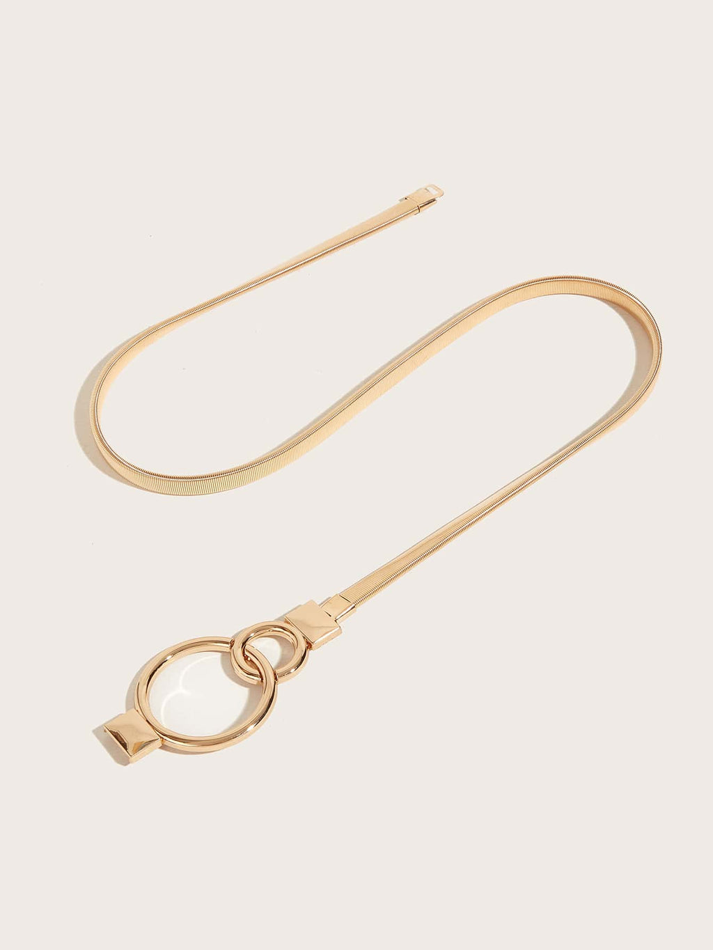 Round Buckle Belt