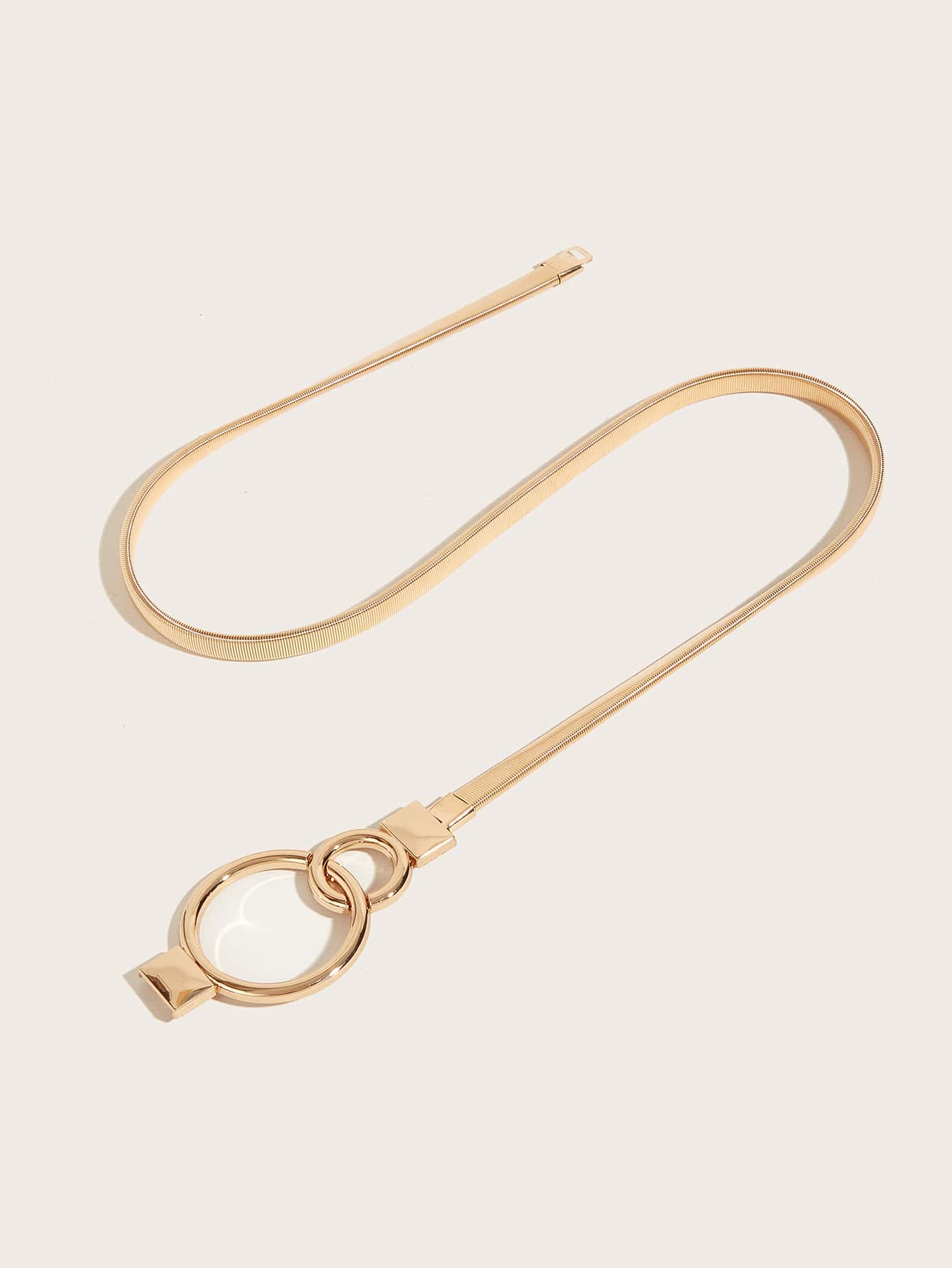 Round Buckle Belt