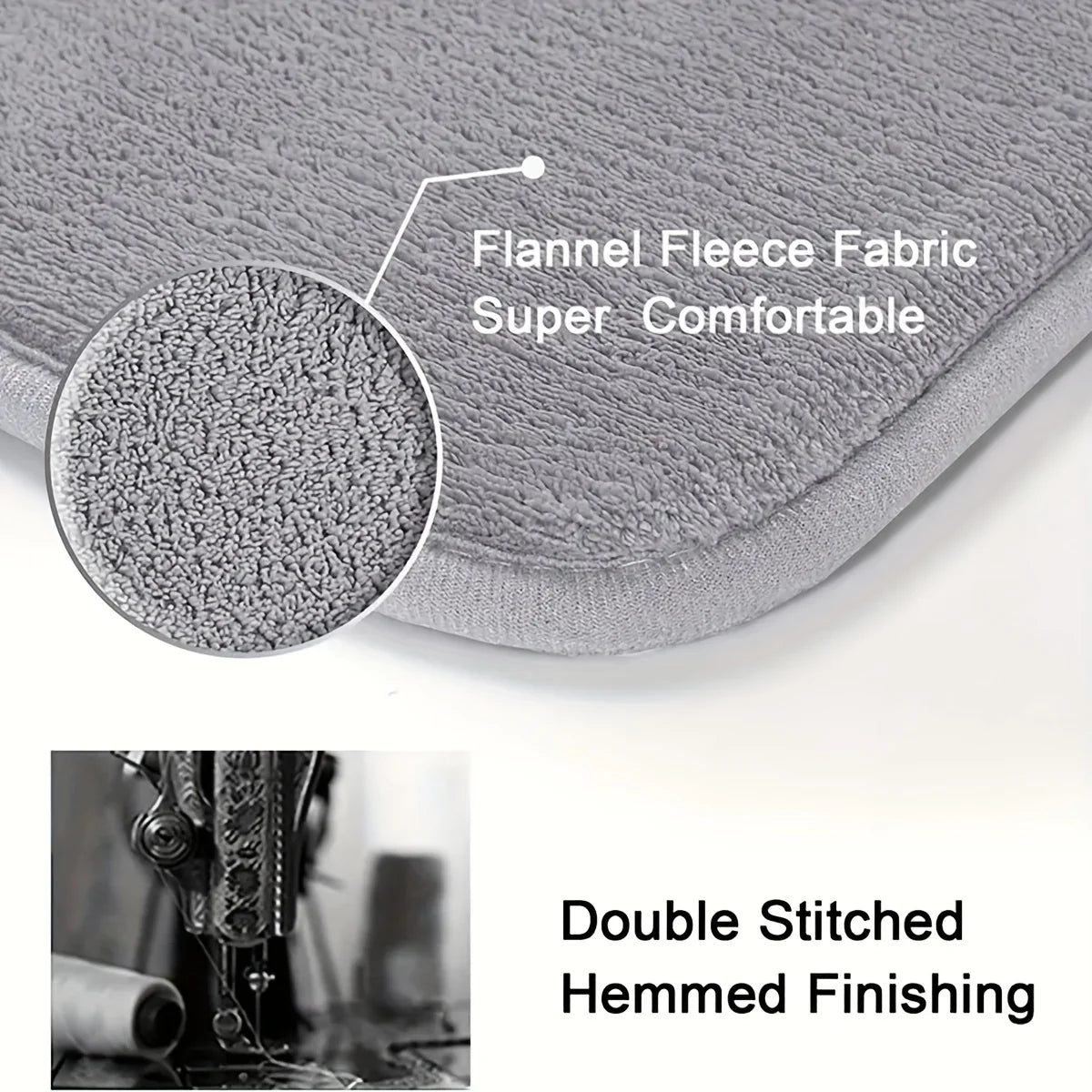 Long Kitchen Runner Rug Non-Slip Water-Absorbent Mat