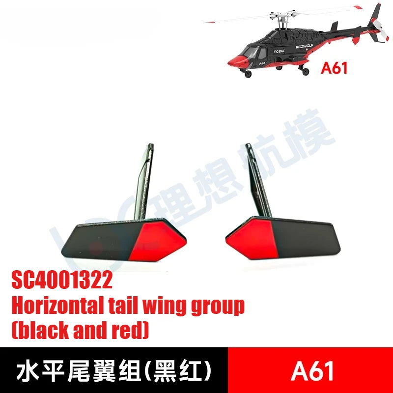 RC ERA A61 RC Helicopter Simulation Original Spare Parts Complete Set Chassis Main Frame Remote Control Blade Receiver Motor