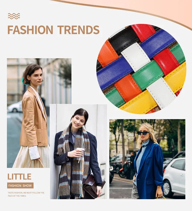 New Belts Women Luxury Famous Brand Designer Female Belt Candy Color High Quality Dress Cowhide Leather Automatic Buckle LB2202