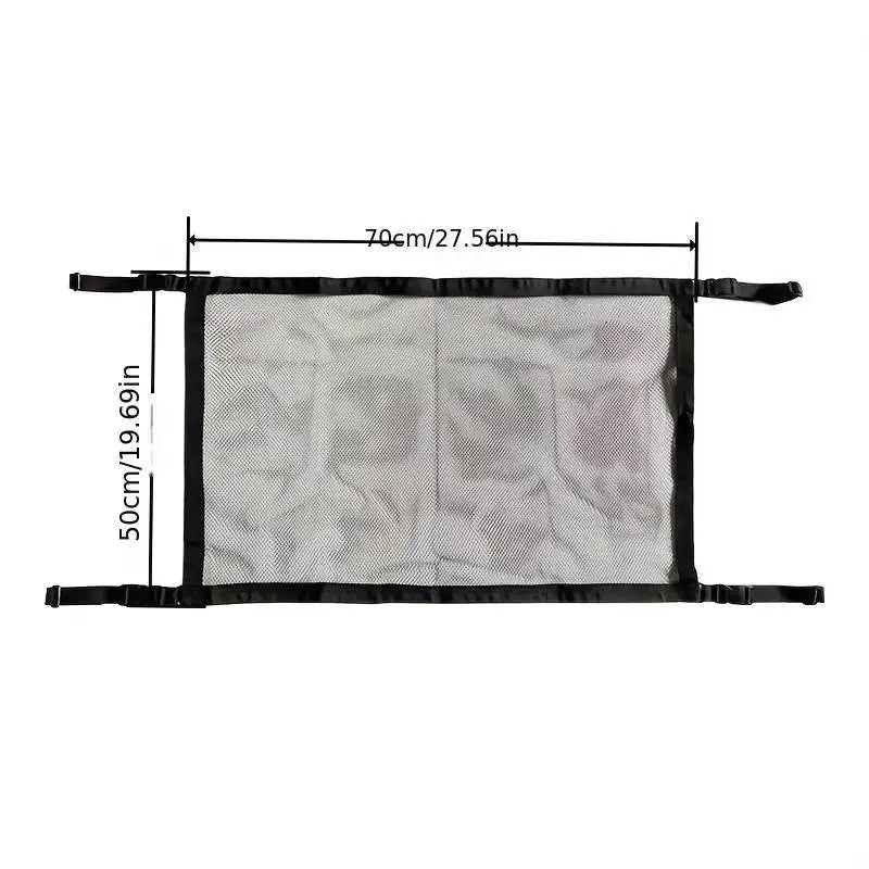 Car Roof Top Ceiling Cargo Net Automotive Ceiling Cargo Net Pocket Mesh Car Camping Accessories Storage Bag Roof Tent