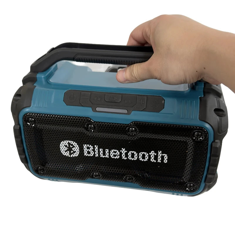Makita Cordless Bluetooth Speaker Portable Surround Speakers Dual Channel Subwoofer Loudspeaker 18V Battery(No Battery)