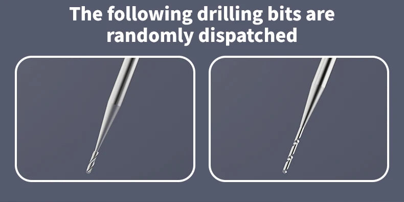 Lanrui U8S Alloy Stripped Screw Extractor Drill Bit Set 2.35mm Shank for Phone Repair Professional Sliding Thread Removal Tool